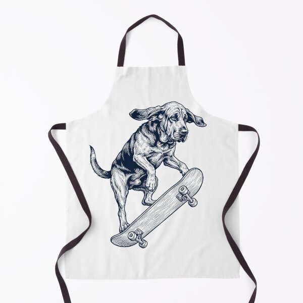 Item preview, Vintage Bloodhound Skateboarding Skate Dog Dad Lover designed and sold by DoodleTortle.