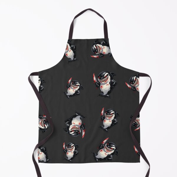 Item preview, Killer Whale Pattern – Psycho Orca Dark Humor All Over Print designed and sold by AuraloomAtelier.