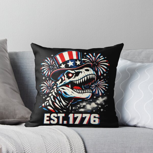 Item preview, Uncle Sam T-Rex Patriotic Skeleton Retro Americana designed and sold by SplashTastic.