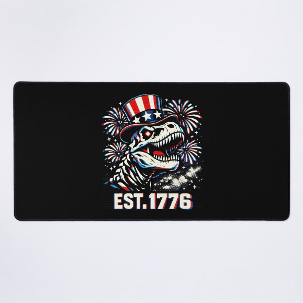 Item preview, Uncle Sam T-Rex Patriotic Skeleton Retro Americana designed and sold by SplashTastic.