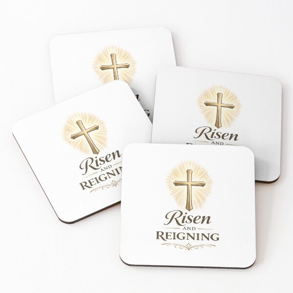 Item preview, Risen and Reigning Christian Easter Cross Design designed and sold by StyleLap.