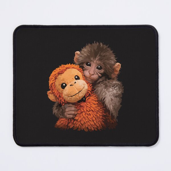Item preview, Baby Monkey Punch Selfie Funny Meme Chaotic Animal Humor Viral Design designed and sold by kiralynstration.
