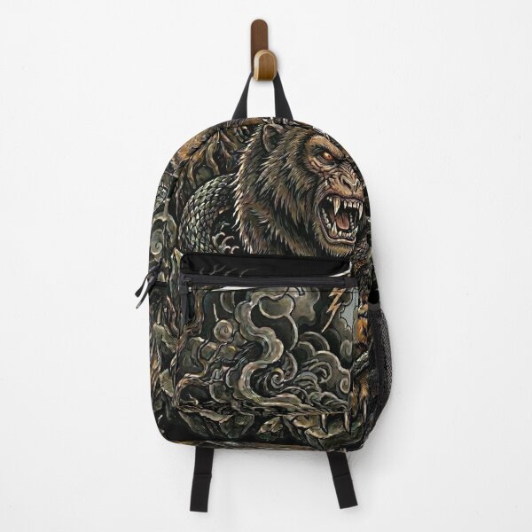 Item preview, Nue Japanese Chimera Yokai - Dark Fantasy Monster Tattoo Art designed and sold by UltimateJapan.