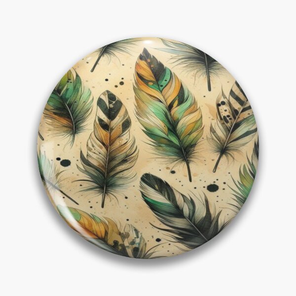 Item preview, Vibrant colorful feather design designed and sold by NivyasArtistry.