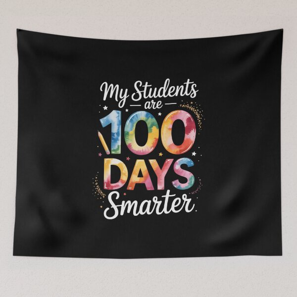 Item preview, 100th Day of School My Students are 100 Days Smarter Teacher designed and sold by FaithAbbott.