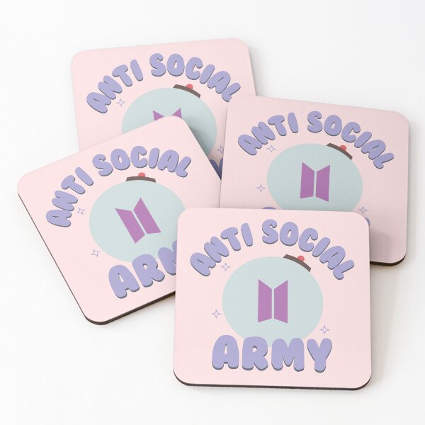 Item preview, Anti social ARMY BTS designed and sold by Morcawork.