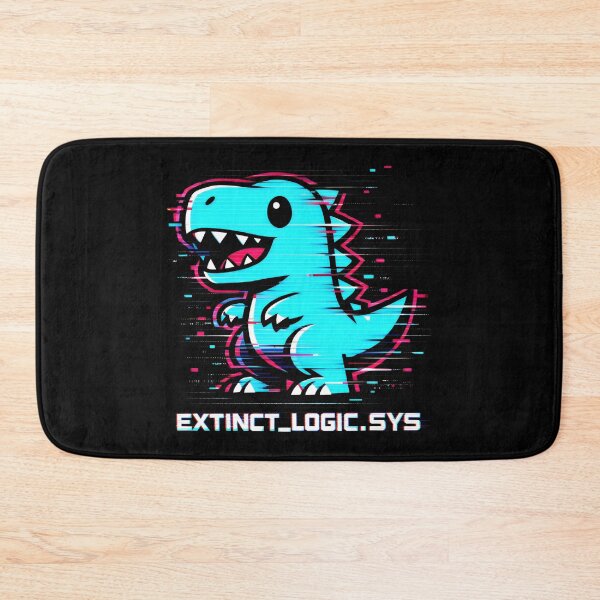 Item preview, Extinct Logic Glitch Dinosaur Vaporwave Aesthetic designed and sold by SplashTastic.