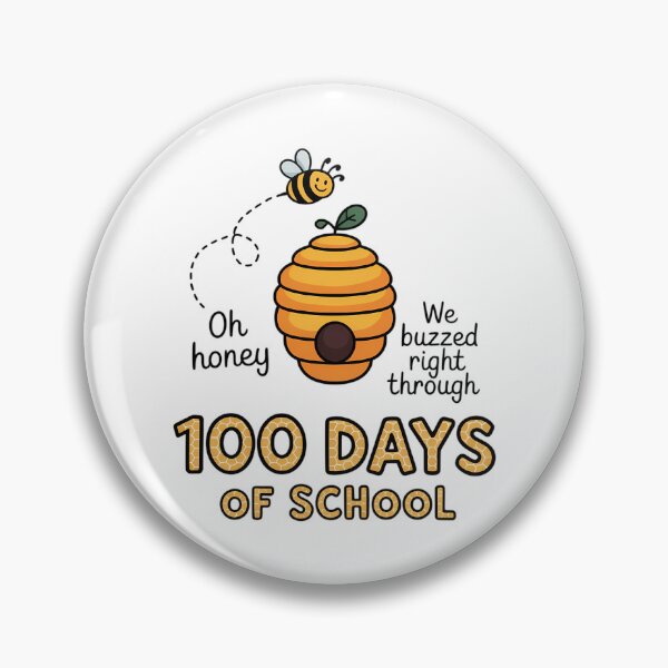 Item preview, 100th Day Of School Teacher Bee Hive Sayings designed and sold by FaithAbbott.