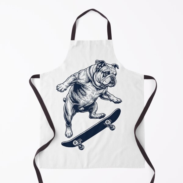 Item preview, Vintage Bulldog Skateboarding Skate Dog Dad Lover designed and sold by DoodleTortle.