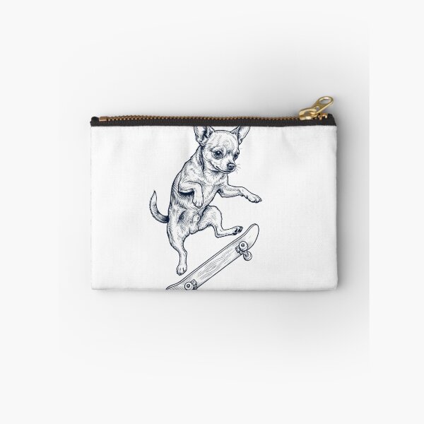 Item preview, Vintage Chihuahua Skateboarding Skate Dog Dad Lover designed and sold by DoodleTortle.