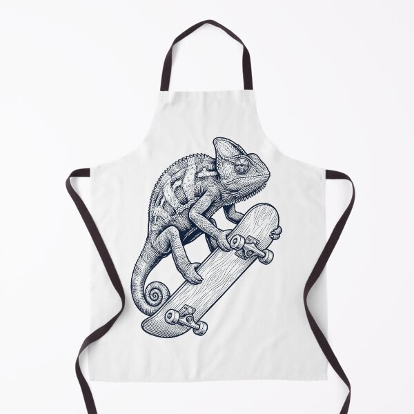 Item preview, Vintage Chameleon Skateboarding Skate Animal Lover designed and sold by DoodleTortle.