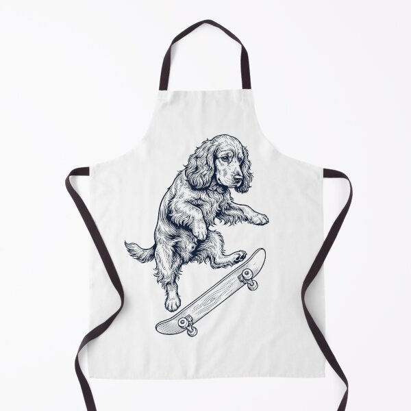 Item preview, Vintage Cocker Spaniel Skateboarding Skate Dog Dad Lover designed and sold by DoodleTortle.