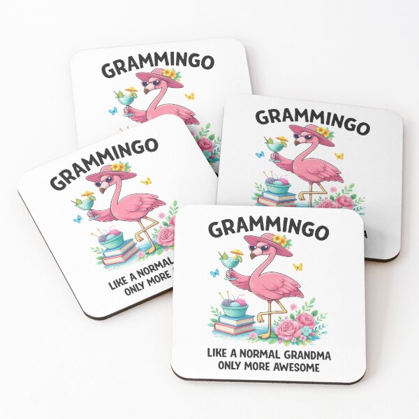 Item preview, Flamingo Grammingo Like a Normal Grandma Only More Awesome  designed and sold by Blok45.