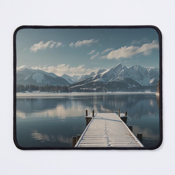 Item preview, Winter silence over the Alpine lake designed and sold by Izabela Włodarczyk.