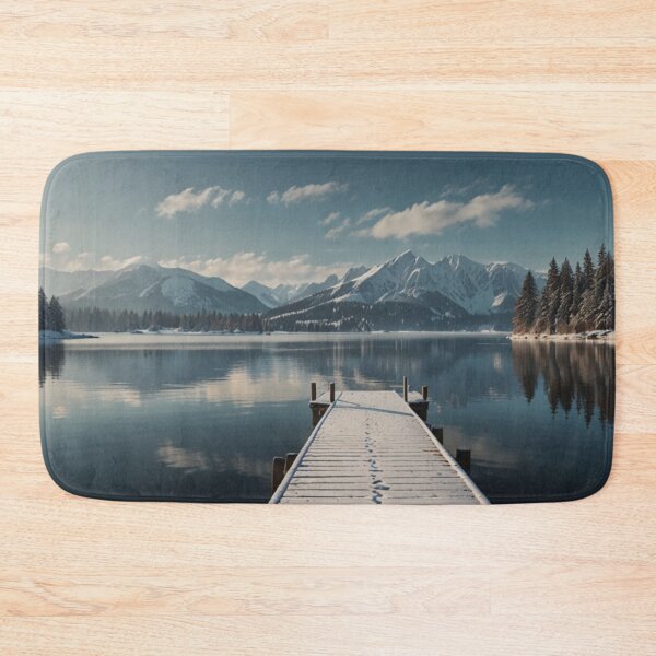 Item preview, Winter silence over the Alpine lake designed and sold by Izabela Włodarczyk.