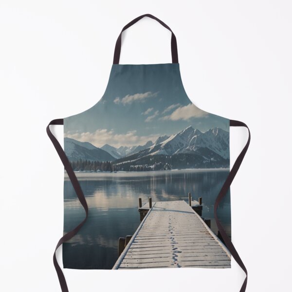 Item preview, Winter silence over the Alpine lake designed and sold by Izabela Włodarczyk.