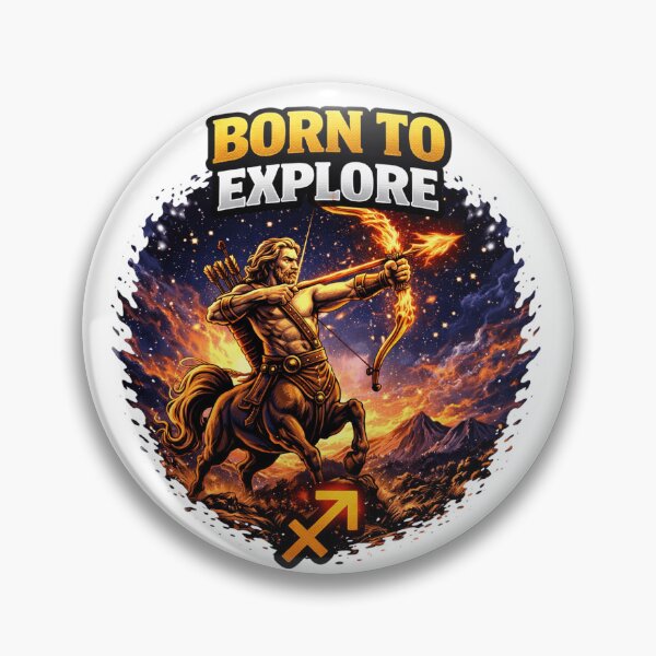 Item preview, Born To Explore Sagittarius Fire designed and sold by the-dovlat.