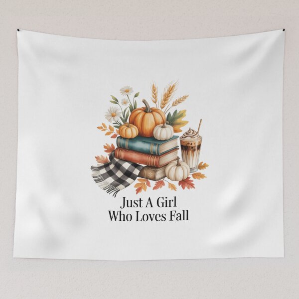 Item preview, Just a Girl Who Loves Fall Autumn designed and sold by FaithAbbott.