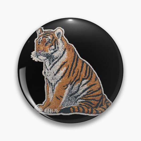 Item preview, Tiger Patch Embroidery Fabric Stitched Patch designed and sold by HappyPatchClub.