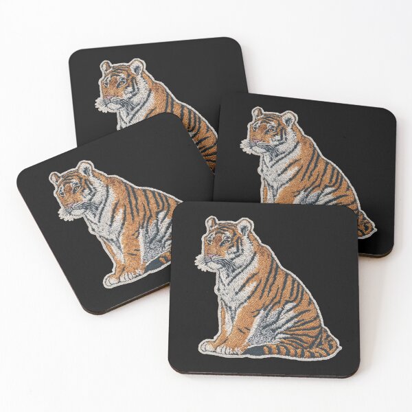 Item preview, Tiger Patch Embroidery Fabric Stitched Patch designed and sold by HappyPatchClub.