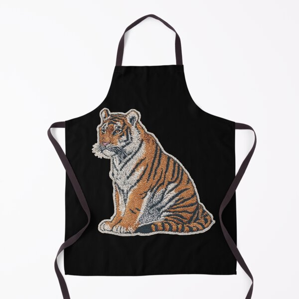 Item preview, Tiger Patch Embroidery Fabric Stitched Patch designed and sold by HappyPatchClub.