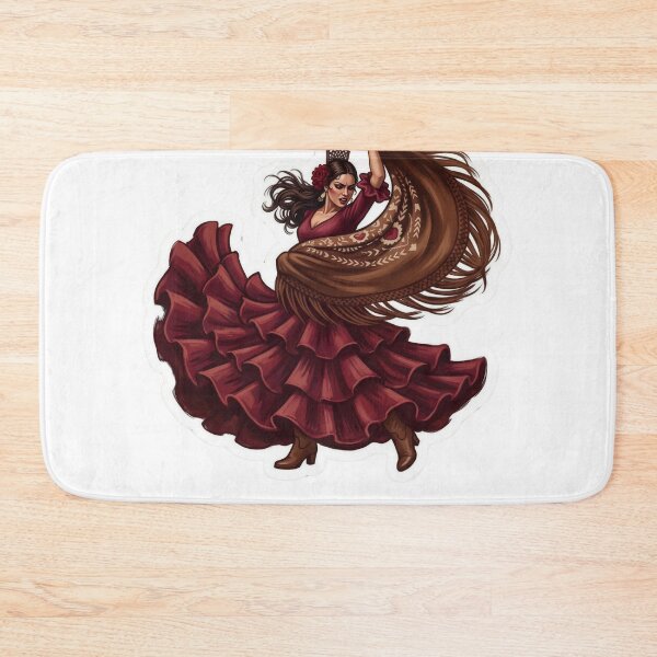 Item preview, Flamenco Dancer Sticker designed and sold by lbm68.