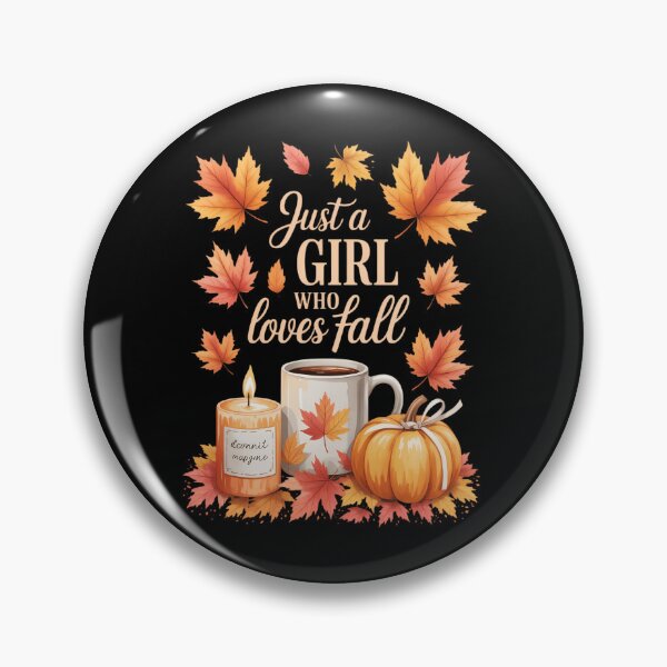 Item preview, Just A Girl Who Loves Fall Pumpkin Cozy Autumn designed and sold by FaithAbbott.