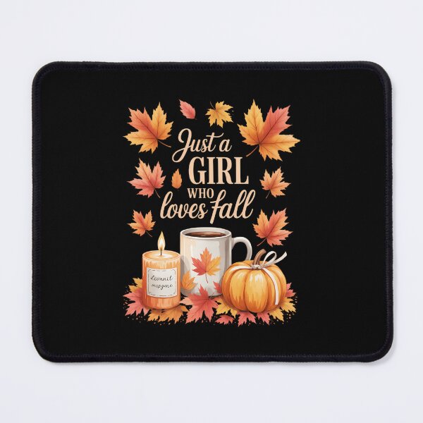 Item preview, Just A Girl Who Loves Fall Pumpkin Cozy Autumn designed and sold by FaithAbbott.