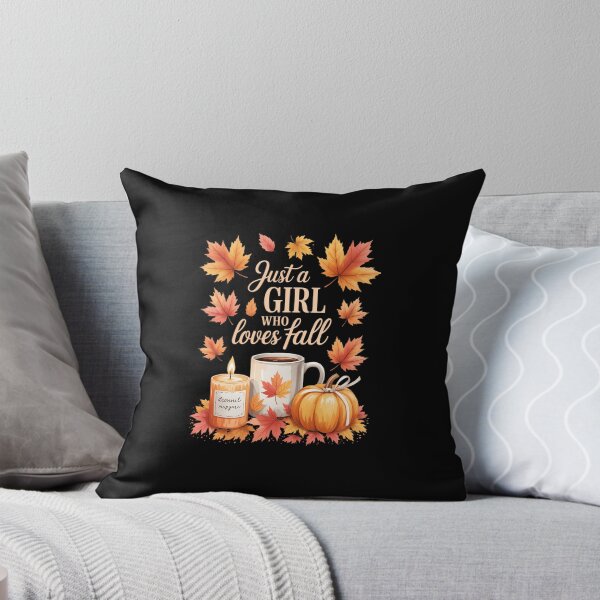 Item preview, Just A Girl Who Loves Fall Pumpkin Cozy Autumn designed and sold by FaithAbbott.