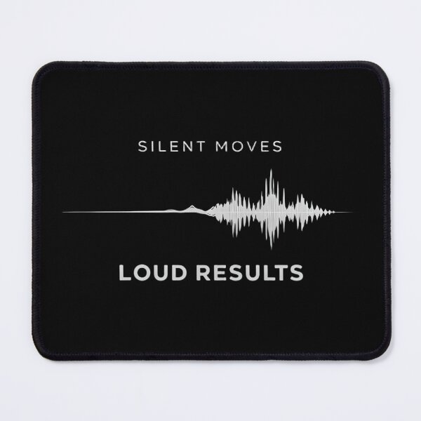 Item preview, Silent Moves Loud Results Tshirt – Minimal Streetwear Motivational Design designed and sold by apex.vibe.