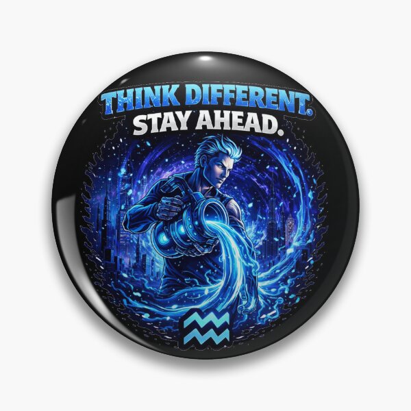 Item preview, Think Different Stay Ahead Aquarius designed and sold by the-dovlat.