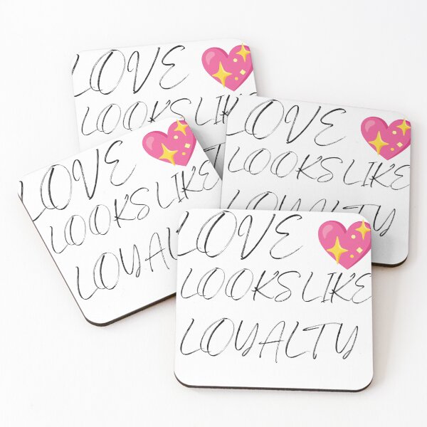 Item preview, Love Looks Like Loyalty Aesthetic Quote Minimal Design designed and sold by PrataeAesthetics.
