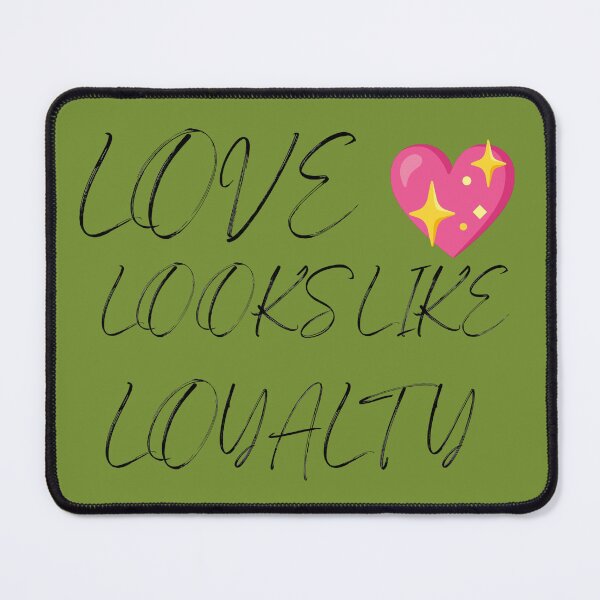 Item preview, Love Looks Like Loyalty Aesthetic Quote Minimal Design designed and sold by PrataeAesthetics.