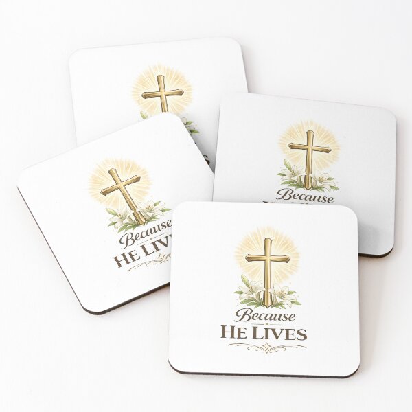 Item preview, Because He Lives Christian Easter Faith Design designed and sold by StyleLap.