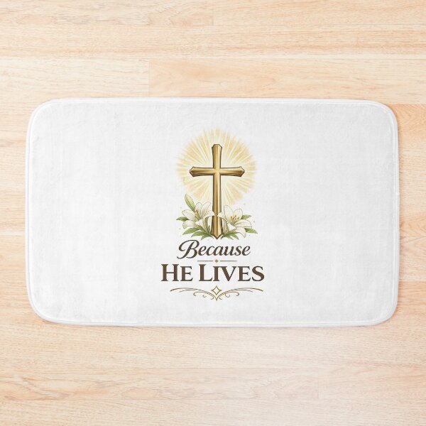 Item preview, Because He Lives Christian Easter Faith Design designed and sold by StyleLap.