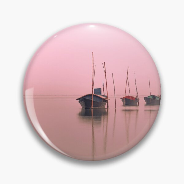 Item preview, Sunset Boats On Calm Sea Photographic Print designed and sold by Mother-Nature65.