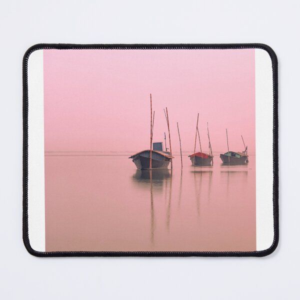 Item preview, Sunset Boats On Calm Sea Photographic Print designed and sold by Mother-Nature65.