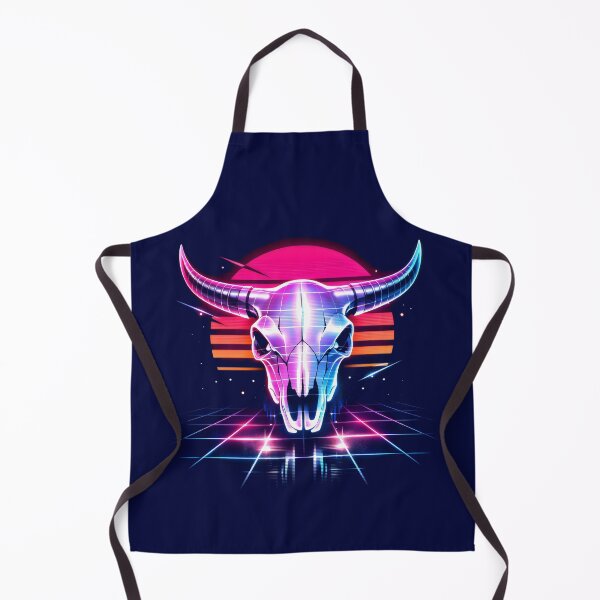 Item preview, Synthwave Skull Retro Future Vaporwave Art designed and sold by SplashTastic.