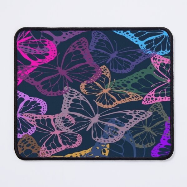 Item preview, Bright Colorful flying butterfly pattern designed and sold by NivyasArtistry.