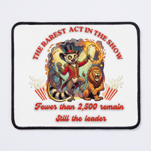 Item preview, Funny Exotic Lemur Lion Tamer Shirt - Rare Animal Circus Gift - Endangered Wildlife Humor - Birthday Gift Animal Lover designed and sold by Nature & Moustaches.