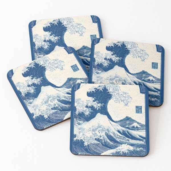 Artikelvorschau, Japanisches Wellen-Shirt im Ukiyo-e-Ozeankunst-Stil, Hokusai-Stil entworfen und verkauft von ayatstudio.
