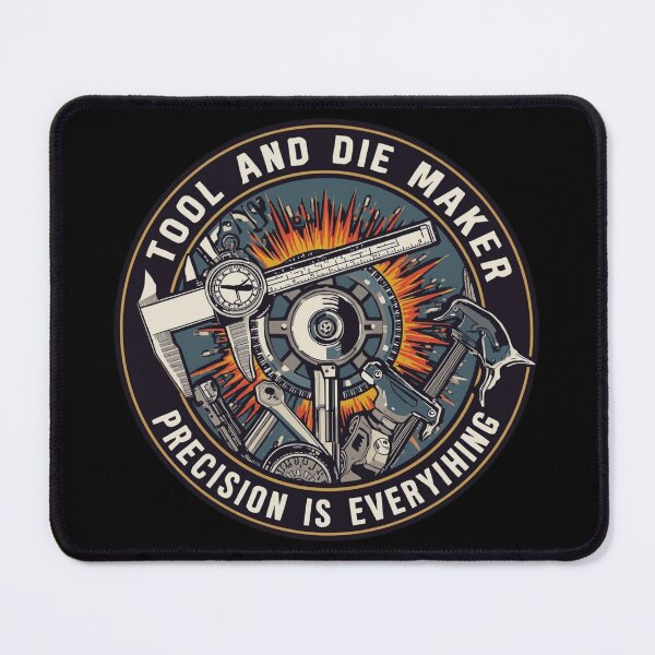 Item preview, Tool And Die Maker – Precision Craft Club designed and sold by KapiPrint.