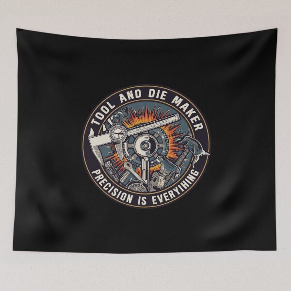 Item preview, Tool And Die Maker – Precision Craft Club designed and sold by KapiPrint.