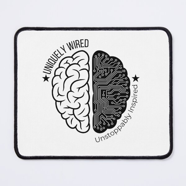 Item preview, Neurodiversity Brain Circuit | Mindset of Inclusion Art designed and sold by MindScience4You.