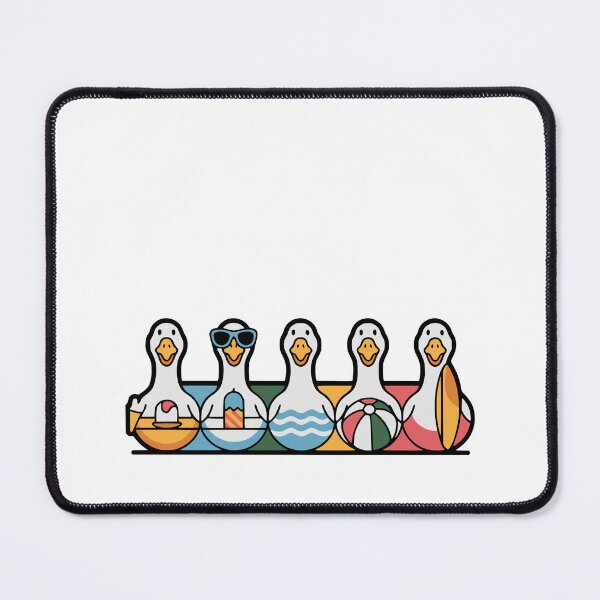 Item preview, Row of Summer Geese designed and sold by YV Designs & Stuff.