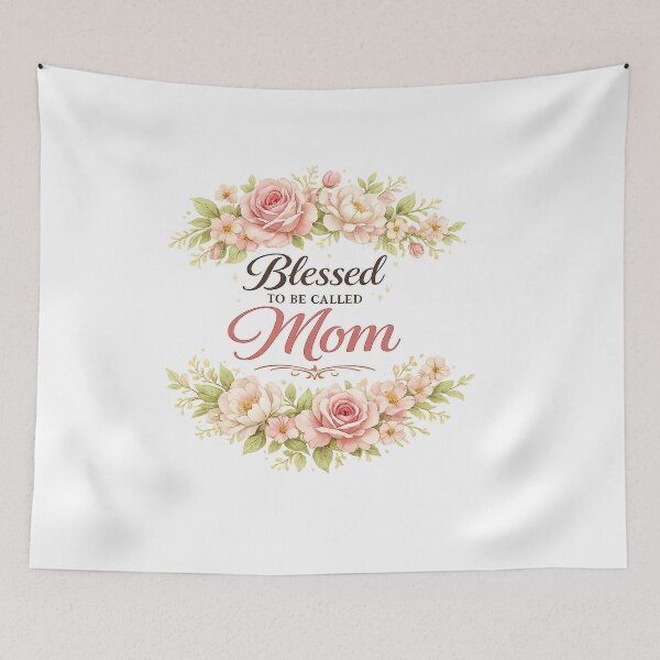 Item preview, Blessed to Be Called Mom Mother’s Day Floral Design designed and sold by StyleLap.