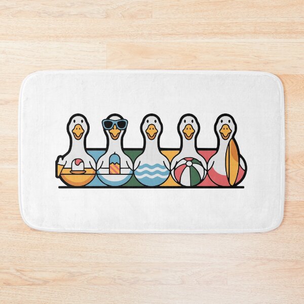 Item preview, Row of Summer Geese designed and sold by YV Designs & Stuff.