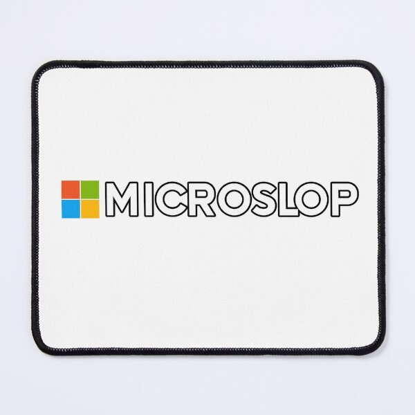 Item preview, Microslop - Original Print designed and sold by DesignsByADiva.