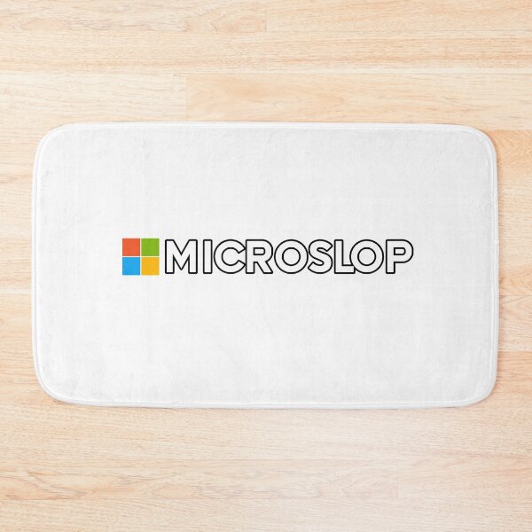 Item preview, Microslop - Original Print designed and sold by DesignsByADiva.