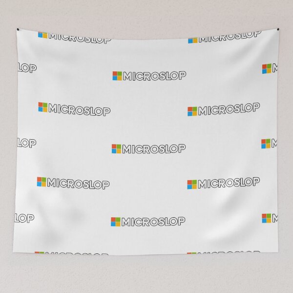 Item preview, Microslop - Original Print designed and sold by DesignsByADiva.